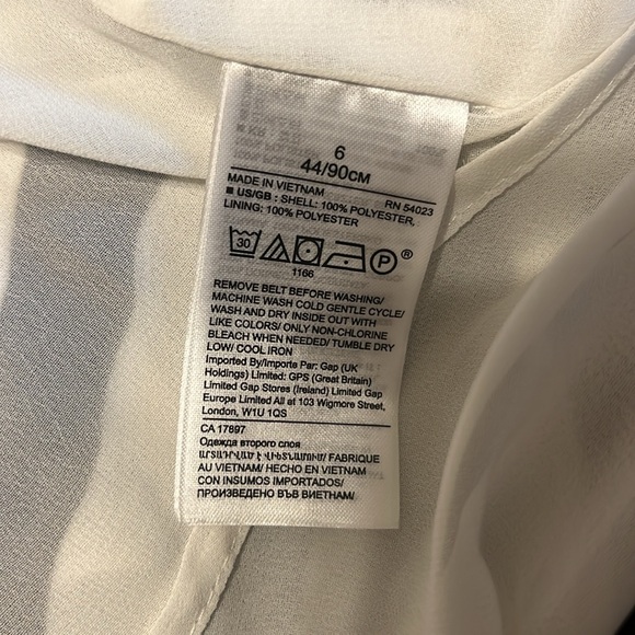 Banana Republic Zebra 🦓 Print Midi Dress with Button Front Closure/ Size 6 - Picture 9 of 9